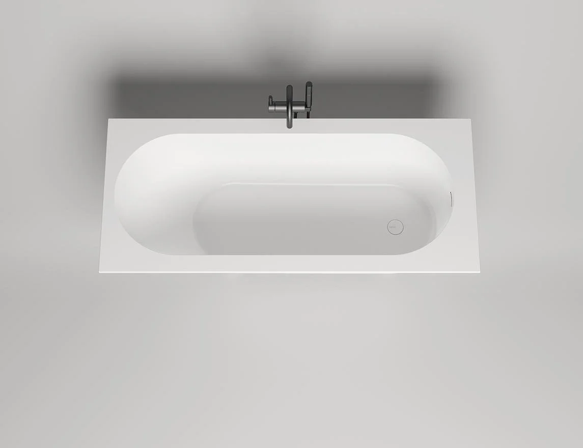 Ванна каменная встраиваемая глянцевая 170x70 Salini ORNELLA KIT 102413G