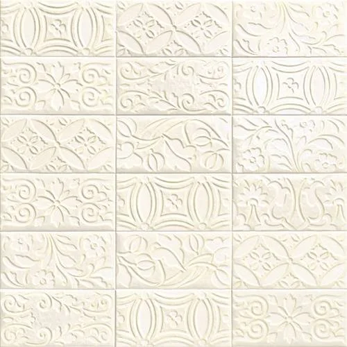 настенная плитка velvet deco bianco 10x20 Белый