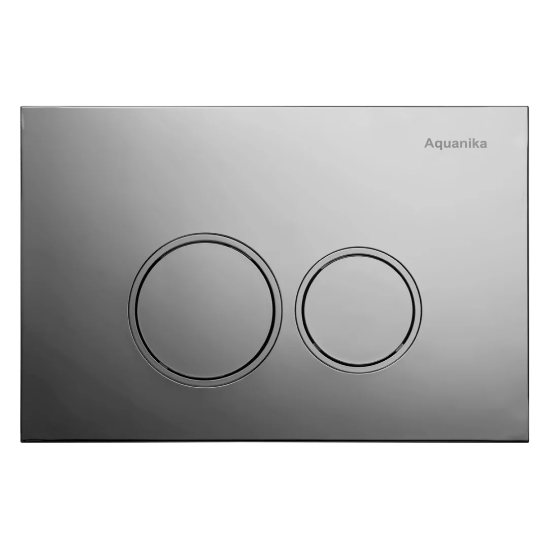 Клавиша смывная 24,4х2х16 см Aquanika Basic 01.02.19 хром