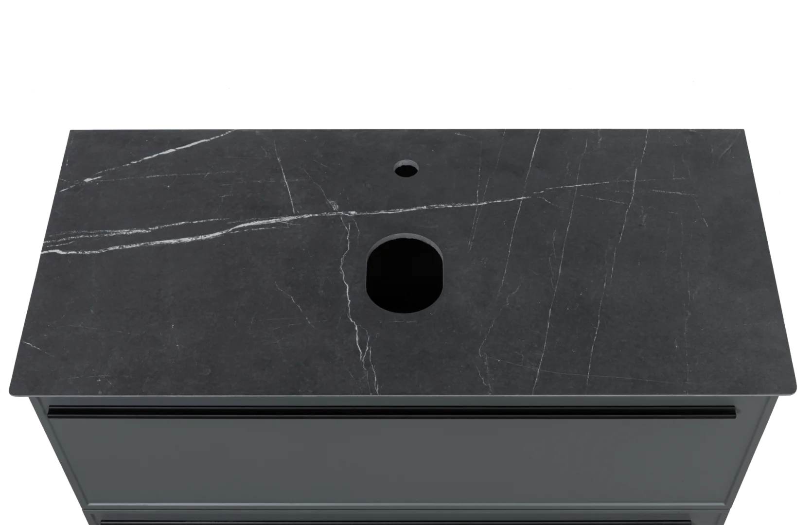 Столешница La Fenice Granite Black Olive Light Lappato 90 см , Черная FNC-03-VS03-90