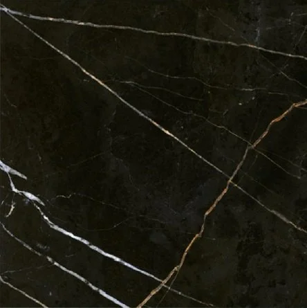 плитка напольная eletto black & gold 420x420 Черный