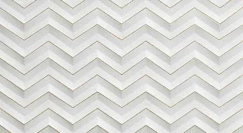 3d white chevron glitter matt 