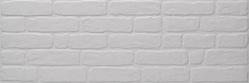 настенная плитка wall brick white 30x90 Белый