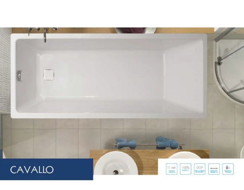 Акриловая ванна VAGNERPLAST CAVALLO 150x70