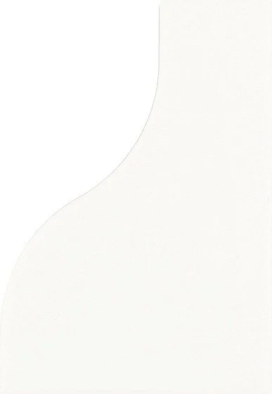 керамическая плитка 28856 curve white matt 8,3x12 см 