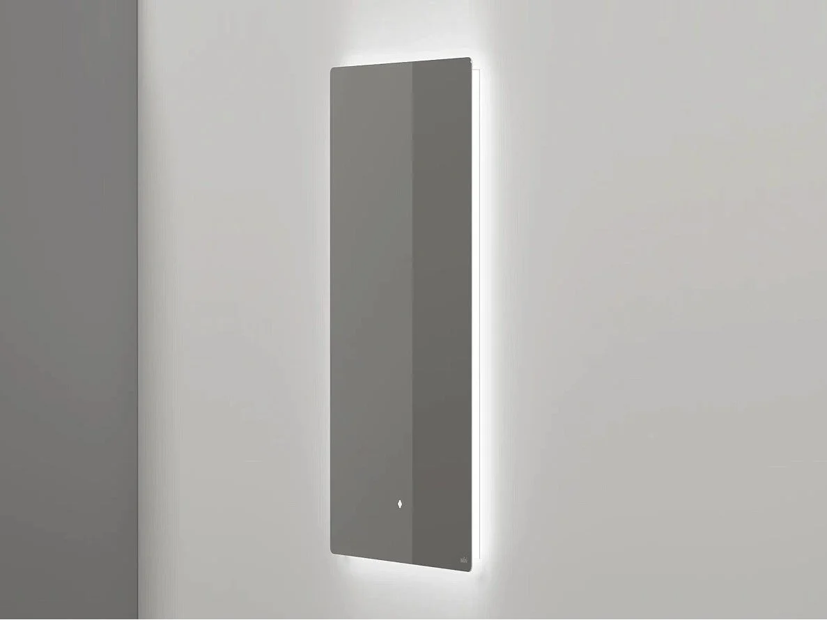 Зеркало для ванной с LED подсветкой, обогрев-антизапотевание, сенсорный выключатель, 600хh900 Salini OMBRA 27M017090BH