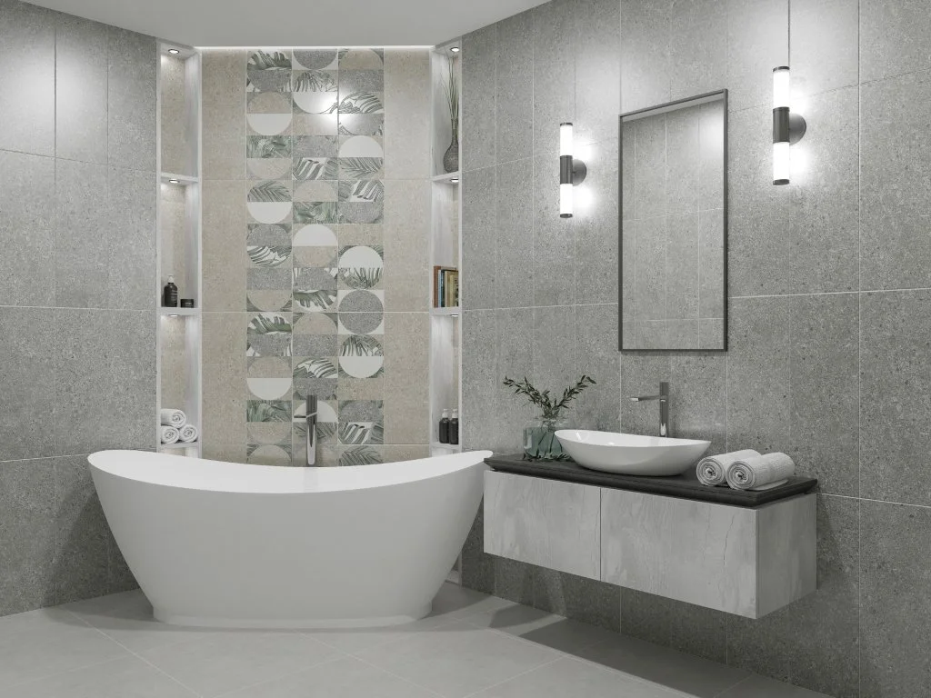 плитка настенная r 24,2*70,0  lunario silver  