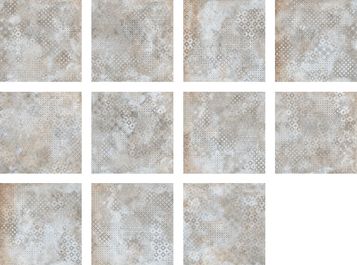 керамогранит atrium grey  60x60 matt (11 лиц) 