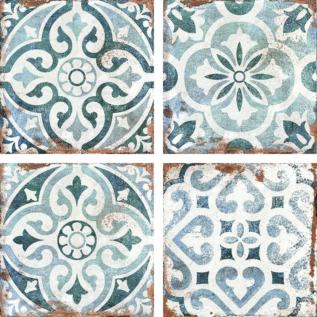 керамическая плитка modern ceramics abel mix 99x99x7 