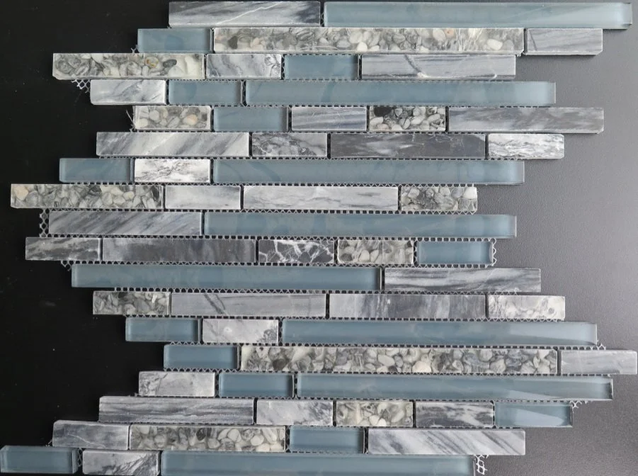 imagine mosaic gmbn15z-017 мозаика из стекла 30х30,6х8 Серый