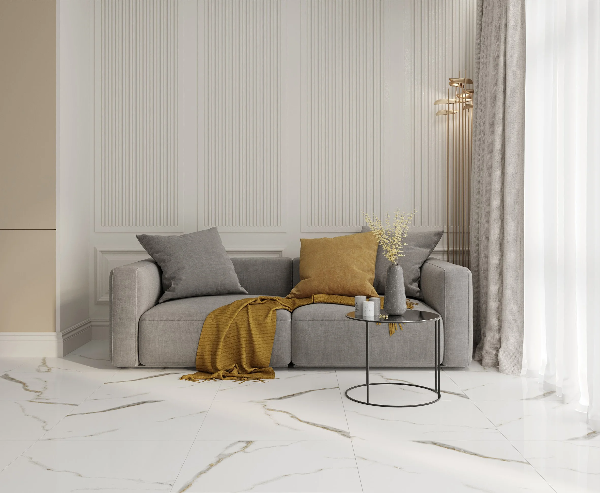 golden white statuario 