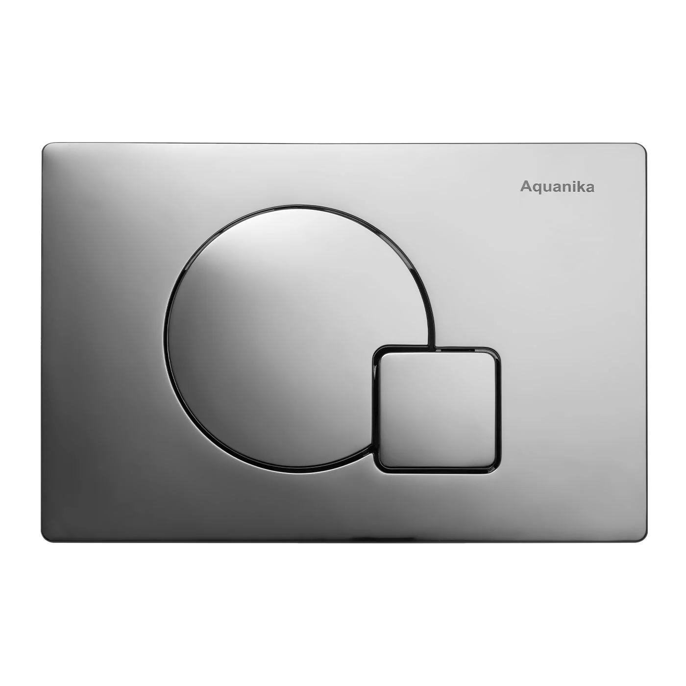 Инсталляция для подвесного унитаза Aquanika Basic 10.702.45B.02.10 с кнопкой смыва Basic Q-type 01.02.10 хром