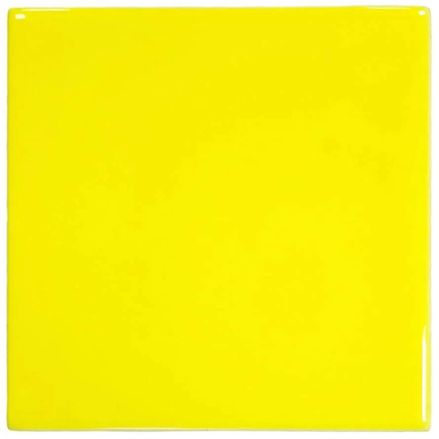 керамическая плитка modern ceramics mini tile yellow glossy 99x99x7 