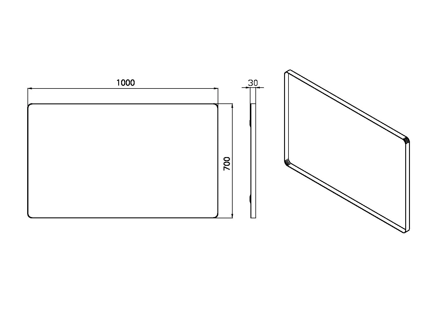 Зеркало Armadi Art Vallessi с круговой тыльной подсветкой 100*60 IP24 543