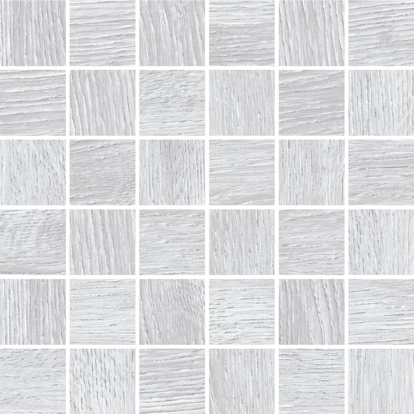 мозаика на сетке cersanit woodhouse светло-серый 30x30 ws6o526 Серый