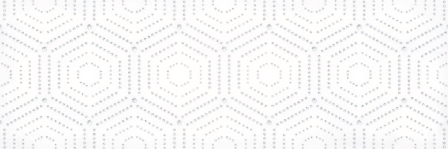 настенная плитка декор парижанка 1664-0183 20x60 геометрия белая 
