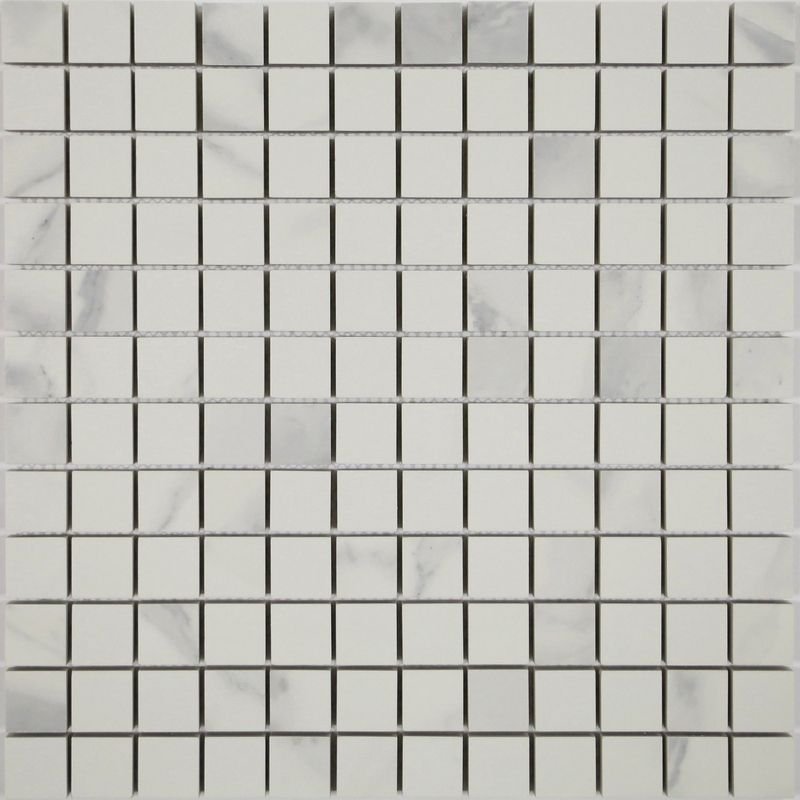 calacatta полированная мозаика (2.3х2.3) bmb8561м4 30х30 Серый